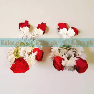 Red Roses & Chrysanthemum Bridal Kangan Gajre – Kalee کلی